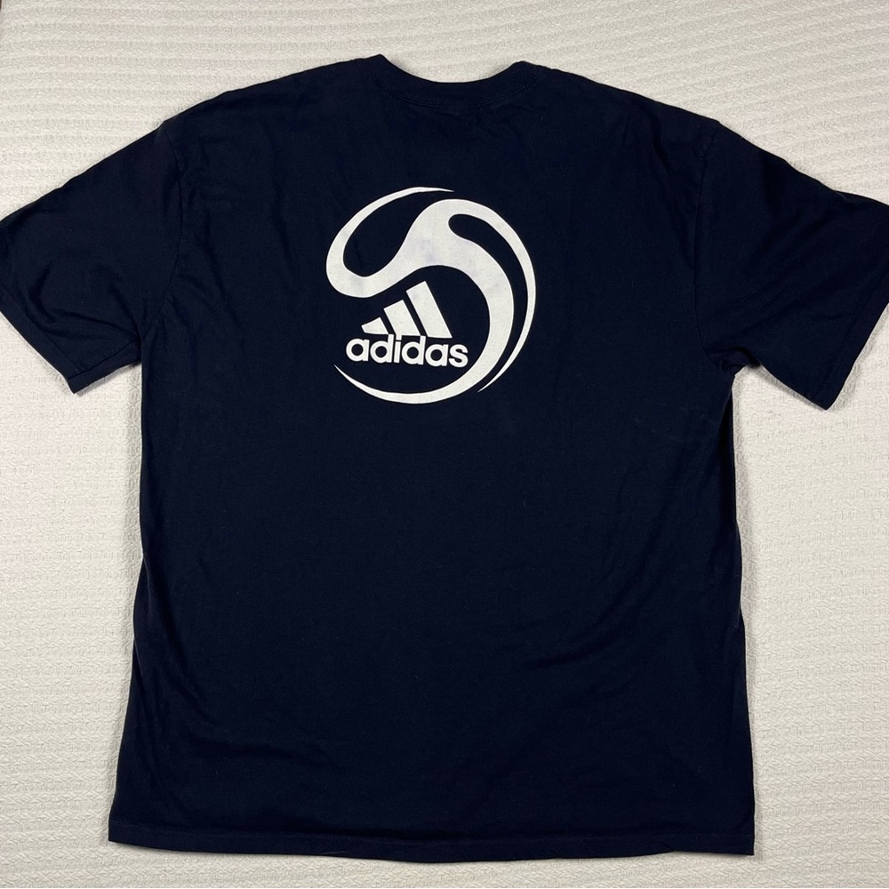 Adidas Red Bulls New York Short Sleeve T Shirt Men XL Soccer Futbol Navy Blue - Picture 4 of 7